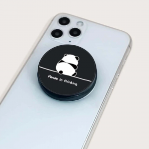 Cartoon Panda Print Stand-Out Phone Holder