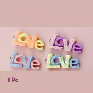 1pc Random Color Letter DIY Pendant (