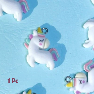 1pc Cartoon Unicorn DIY Pendant 