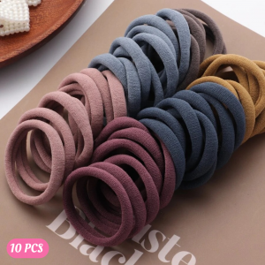 10 pcs Random Solid Hair band