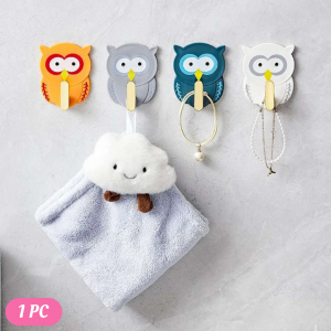 Cartoon Owl Shaped Random Color Wall Hook