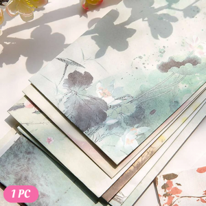 1 pc Flower Print Random Gift Card