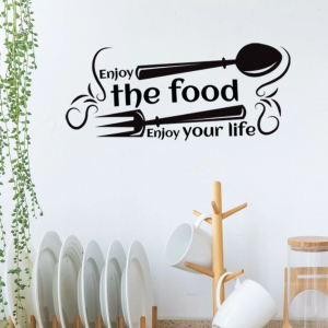 Slogan Graphic Wall Sticker