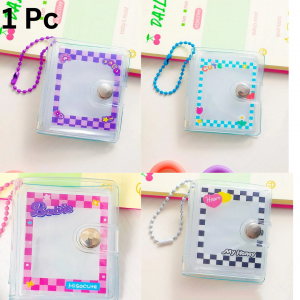 1 pc 2 Inch Plaid Pattern Random Photo Album
