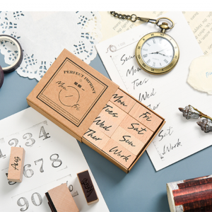 8 pcs Mixed Days Stamp