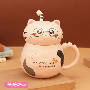 ceramic mug - lovely cat