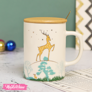 ceramic mug -white