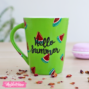 Painted Mug-Hello Summer