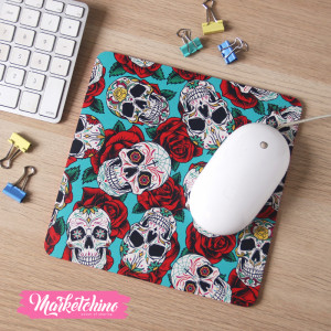 Rubber Mouse Pad-Skull