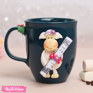 Polymer Ceramic Mug-Sheep