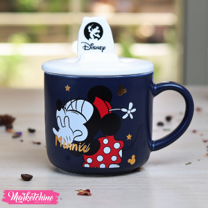 Ceramic Mug-Dark Blue Mini Mouse 1