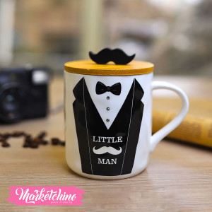 Ceramic Mug-White Men Suit