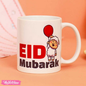 Painted Ceramic Mug For Eid - العيد فرحة