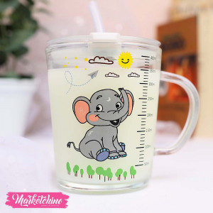 Glass Mug-Elephant