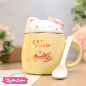 Ceramic Mug-Yellow Hello Kitty 