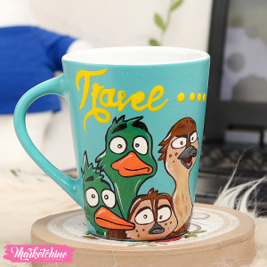 Painted Ceramic Mug 