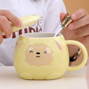 Ceramic Mug-Yellow Sheep 