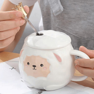 Ceramic Mug-White Sheep 