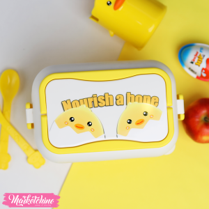Double-Layer Portable Lunch Box -Duck