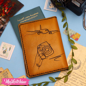 Leather passport Wallet