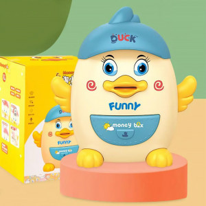 Electronic Piggy Bank With Finger Print - Duck  