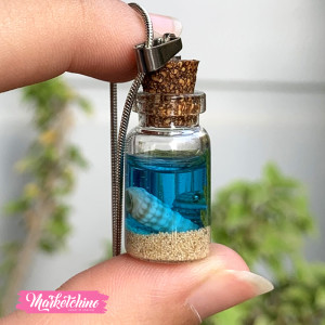 Necklace-Sea Bottle-Resin 