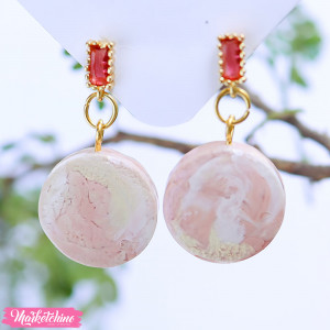 Resin Earring-Pink