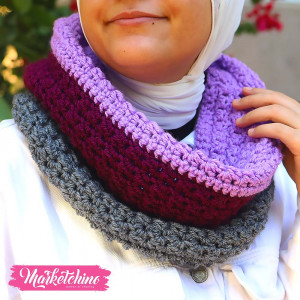 Infinity Scarf-Crochet-Colorful 