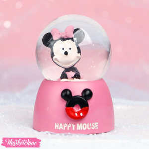 Mini Ceramic Snow Ball - Minnie Mouse 