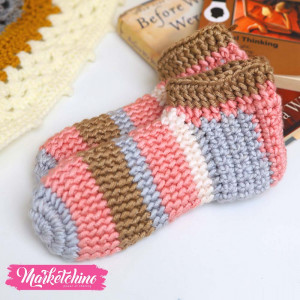 Foot Wear-Crochet-Colorful 