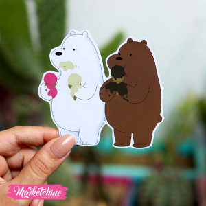 Sticker-Laptop- We Bare Bears