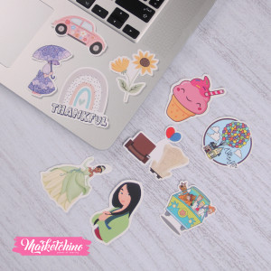 Sticker-LapTop (set of 10 )-3