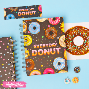 3Pcs OF Notebook-Donuts (A 6 )