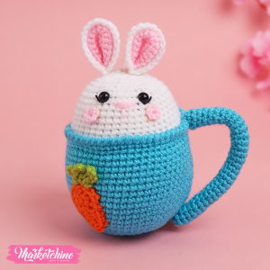 Doll-Crochet-Bunny In Cup