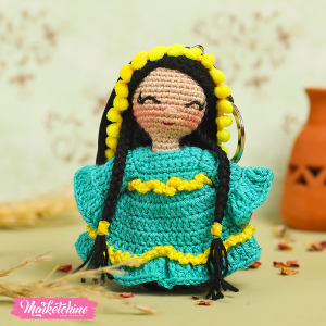 Crochet Keychain-Country Girl