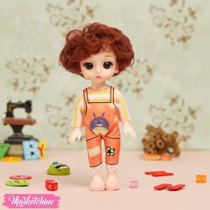 Hard Rubber-Doll-Orange Suit (16 cm ) 