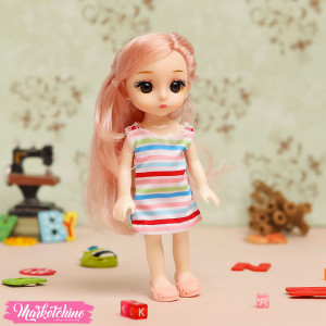 Hard Rubber-Doll-Colorful Dress (16 cm ) 
