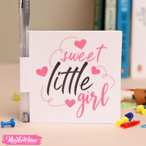 Set Of Mini Sketch&Gel Pen-Sweet Girl