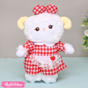 Toy-Red Girl Sheep