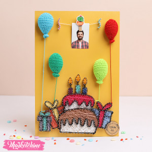 String Art-Tableau-Happybirth Day