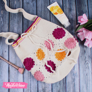 Cross Bag Crochet-Colorful  Flower