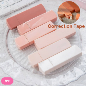 1pc Mixed Color Correction Tape, Simple Portable Basic Whiteout Correction Tape For School Student, Office