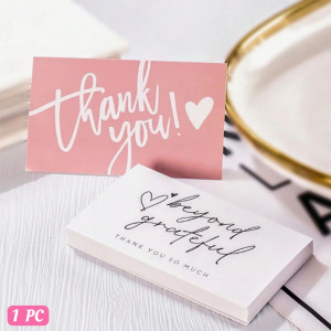 1Pc Of  Thank You Gift Card