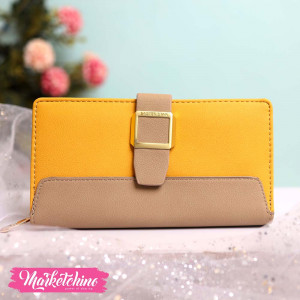 Leather Wallet- Yellow