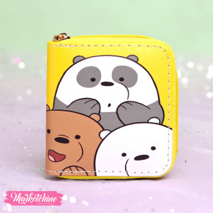 Wallet- We Bare Bears-Yellow