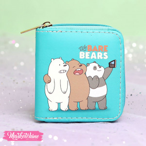 Wallet- We Bare Bears-Turquoise