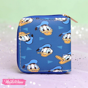Leather Wallet-Blue Donald Duck 1