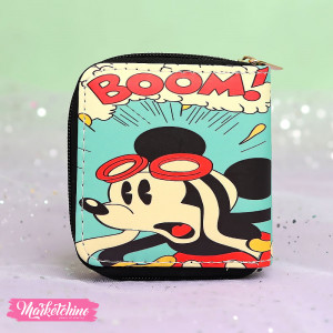 Leather Wallet-Mickey Mouse