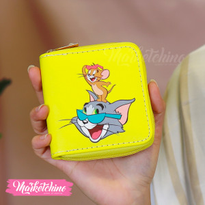 Wallet-Tom&Jerry-Yellow