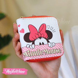 Wallet-Mini Mouse-White